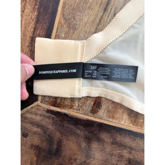 Dominique Beige Tayler Lace Backless & Strapless Corselet Bra Size 38F - Picture 7 of 7